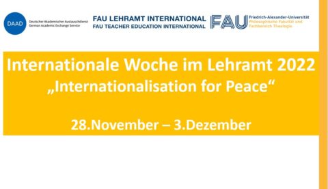 Zum Artikel "Internationale Woche im Lehramt 28. November – 3. Dezember 2022"