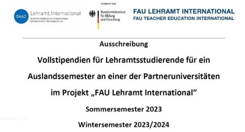 Zum Artikel "NEUE AUSSCHREIBUNG! Vollstipendien Auslandssemester SoSe 2023 & WiSe 2023/24"